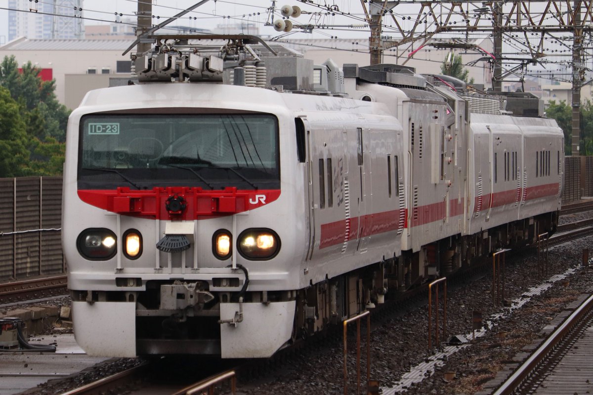 TY_gnsk's tweet photo. 2026/6/20
E491系+マヤ50形

試9774M @舞浜〜葛西臨海公園
試9775M @舞浜
試9776M @新浦安
試9178M @稲毛

試9777Mも撮影しましたが失敗。
稲毛も微妙なカットですね。
クヤE490側の山側は球切れしてました。
同業のみなさんおつかれさまでした。 https://t.co/nD7SulZZuZ