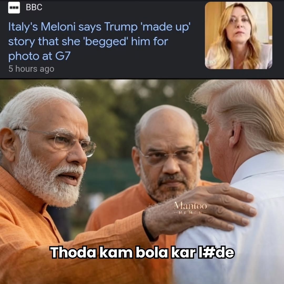 thatmarineguy21's tweet photo. G7 Drama.. 🤣 https://t.co/4b3unzA0aP