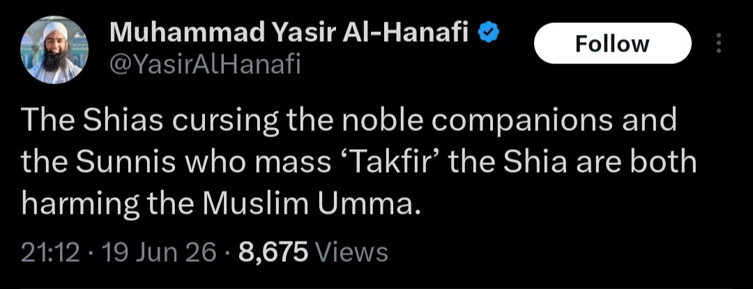 schizomolvi's tweet photo. Khan Bhai @YasirAlHanafi finks its ok 2 swer @ ppl n der mum n dad 2 so he probs finks its ok 2 swer @ sahaba 2

https://t.co/PBQa9l9ckH https://t.co/y44qQ5TAqn