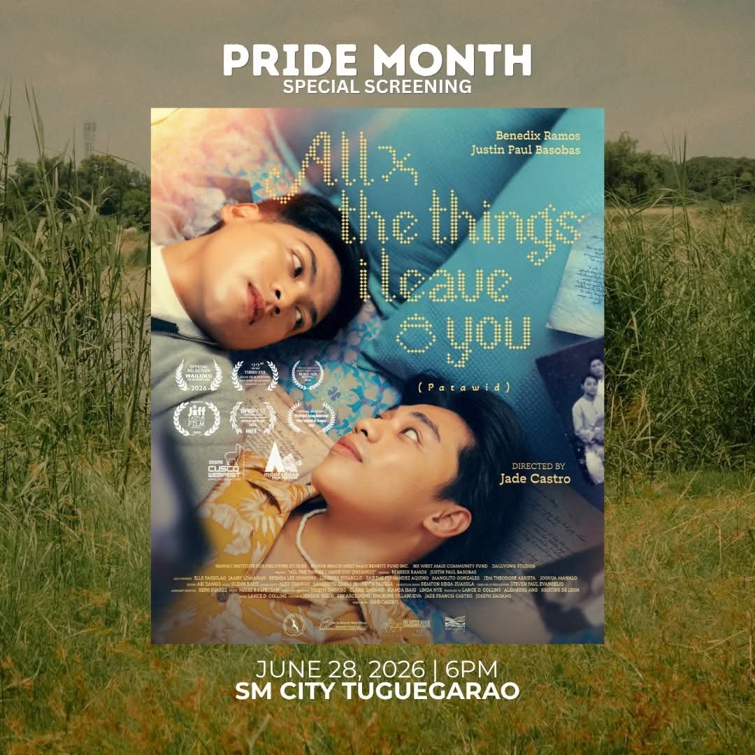 veejaySef's tweet photo. Inviting everyone to watch All The Things I Leave You on June 28, 2026. Isa ako sa mga nagsulat dito. Nood kayo please. https://t.co/BYToFtowrz