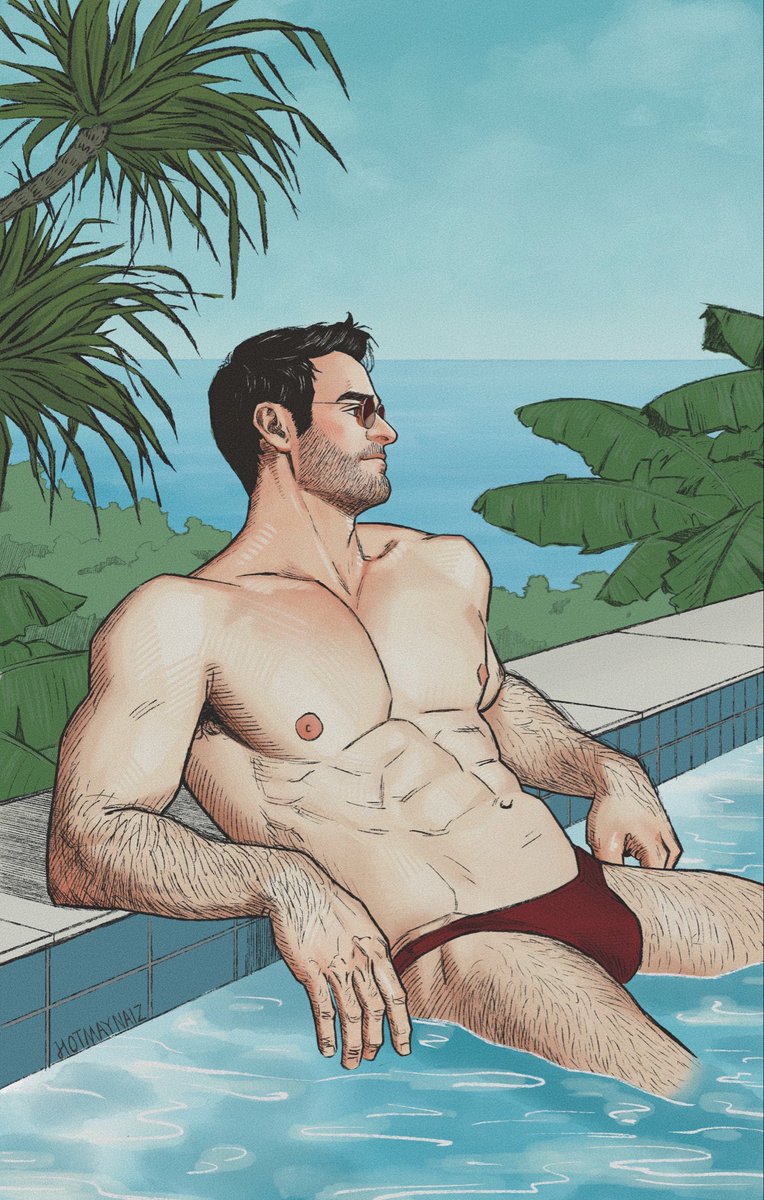 HotMaynaiz's tweet photo. Matt Murdock chilling in a pool
Don’t think I’ll ever draw figure in a complete scene again😑
#daredevil https://t.co/SR3BK54NFY