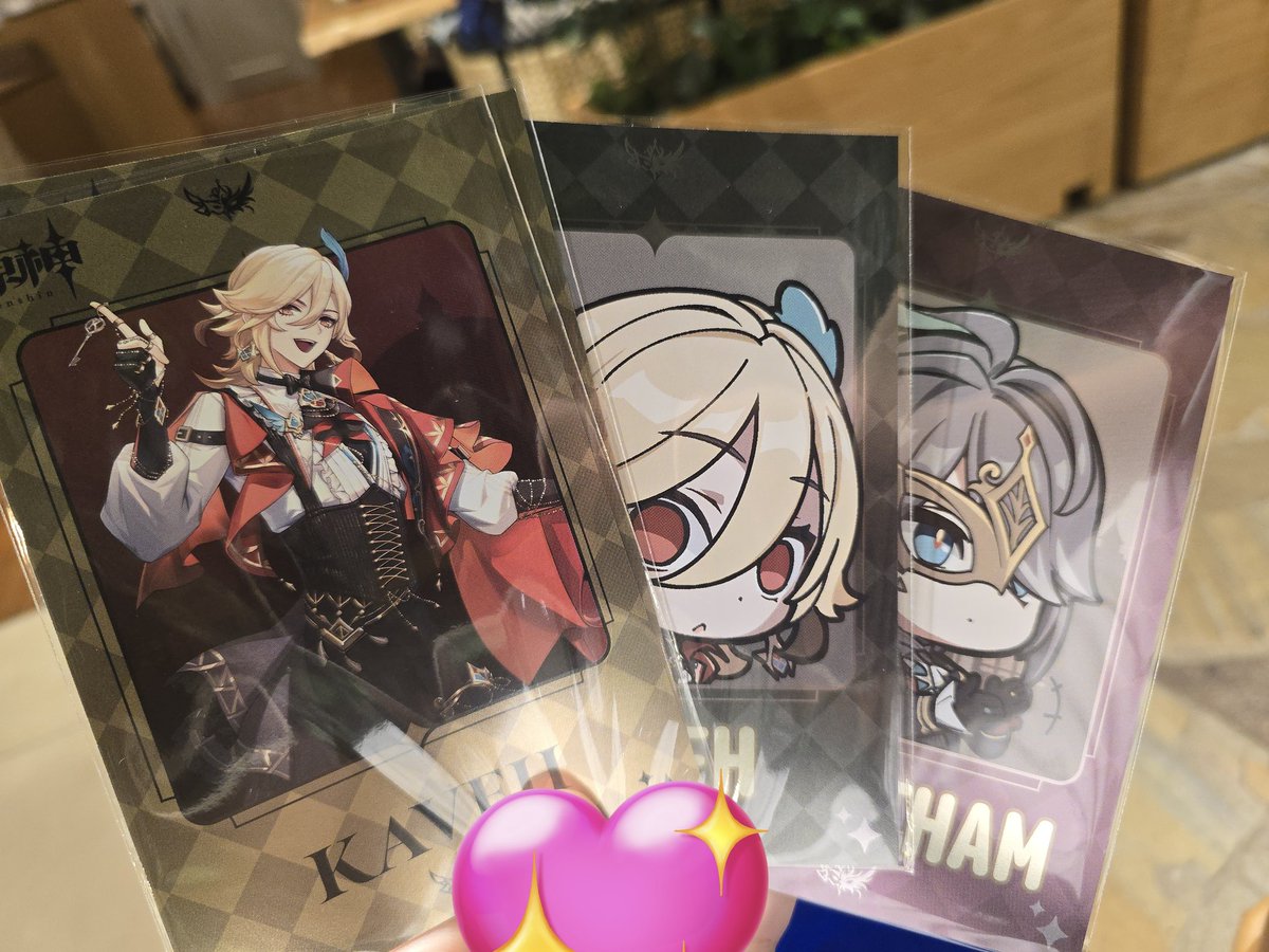 zthnkh106's tweet photo. 原神 アニメイト KFC 特典 交換譲渡

譲 カーヴェ(等身・黒)、アルハイゼン(赤)

求 アルハイゼン(等身>黒)

まとめての交換優先
本日明日梅田手渡し○
郵送対応可 https://t.co/EqqcgKx7gO