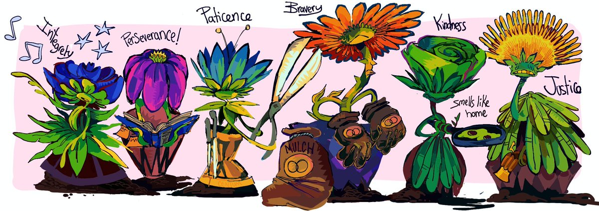 100_Centum's tweet photo. Guessing the designs of the chapter 5 flowers
#deltarune 
#deltarunechapter5 
#fanartㅤㅤㅤ https://t.co/VfksbXDvuZ