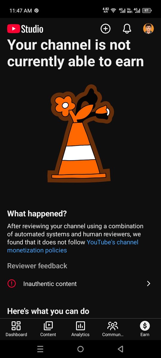 Justchilguy's tweet photo. @TeamYouTube @YouTubeCreators 

Rejected again after 90 days for "Inauthentic content". 
Channel has 100% original videos. I shoot, edit, voice everything myself. No reused.
3 months wait total.  If my content violates policy, tell me exactly which video.
Manual review request. https://t.co/o79TFBvtww