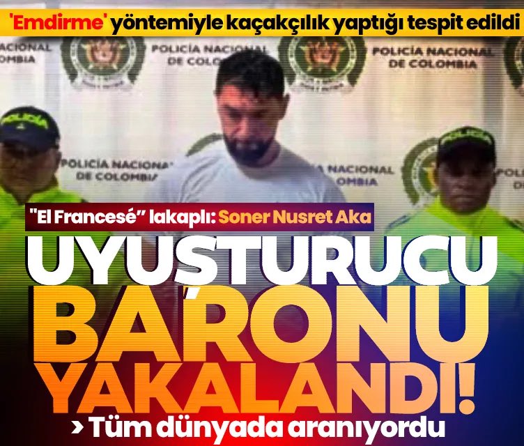 UeDemircan's tweet photo. İnterpol tarafından uluslararası kokain kaçakçılığı ağının baş aktörü olarak tüm dünyada aranan "El Francesé" lakaplı Soner Nusret Aka, Kolombiya'da yakalandı. Medellin'in Parque Lleras semtinde sözde gıda toptancısı olan şüphelinin özel tekniklerle gıda ve kumaş gibi maddelerin üzerine sentetik kimyasallar püskürtülerek emdirme işlemiyle tonlarca uyuşturucuyu Avrupa'ya taşıdığı ortaya çıktı.

#sonernusretaka #uyuşturucu #sondakika #kolombiya #fransa #narko #narkotik

@narcodiario @WorldCrimeIntel @NSB_EGM_NARKO @abakingurlek @jandarma @EmniyetGM @istanbulCBS @istanbul_EGM @mustafaciftcitr 

https://t.co/ayMVHZTfdL
