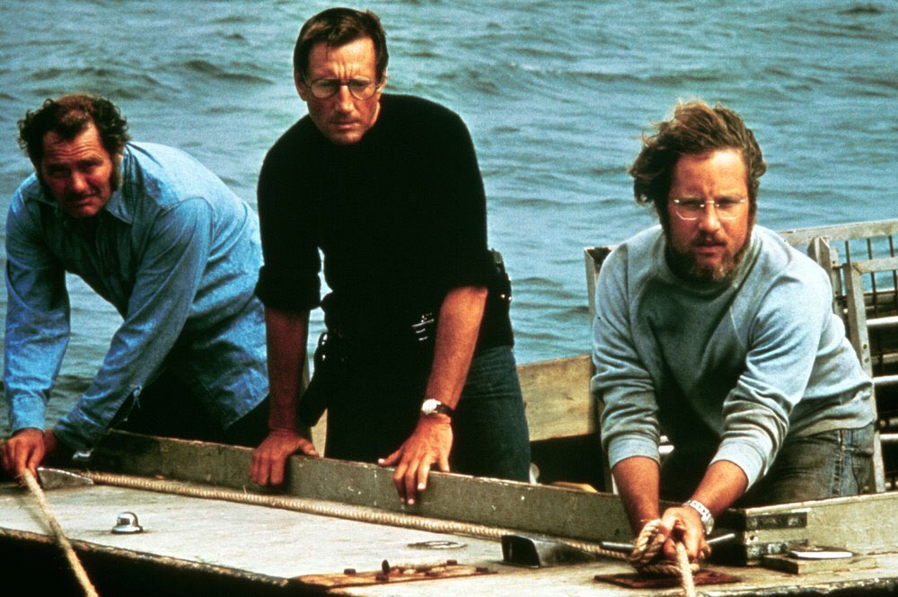 kennylanglea's tweet photo. Happy Birthday to Jaws. Released this day in 1975. American thriller film directed by Steven Spielberg. A man-eating great white shark attacks beachgoers at a summer resort town. One of the original movie “blockbusters”  #Jaws #Film #History 🎥 https://t.co/0YLVlLRSmI