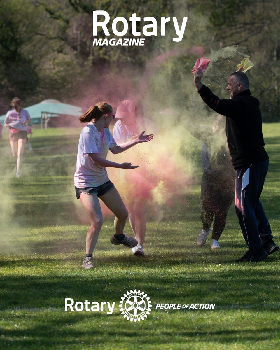 RotaryGBI's tweet photo. East Grinstead Meridian Rotary’s colour run boosts local cancer appeal 🏃‍♂️ Rotary District 1070’s Disability Games brings inclusive sport to the East Midlands 🏀 and Solihull Rotary delivers a food boost for families 🤝

More: https://t.co/cgdIcjrLsV

#PeopleOfAction #Rotaryclubs https://t.co/IiiABdbAzr