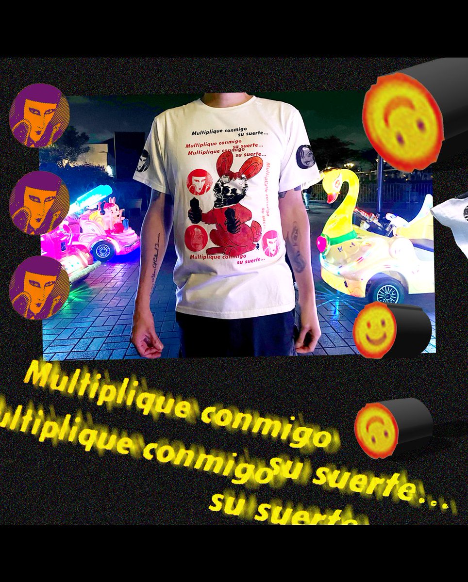 mool_essen's tweet photo. "Multiplique conmigo su suerte"
Nuevo #merchdrop de 10 unidades #serigrafiado en tallas S/M/L.
Envios disponibles en #lima #peru  y a otros países.
#Stocklimitado // 

#screenprint #diy #merch #artist #drip #limitedrun https://t.co/vhACzeBNeo