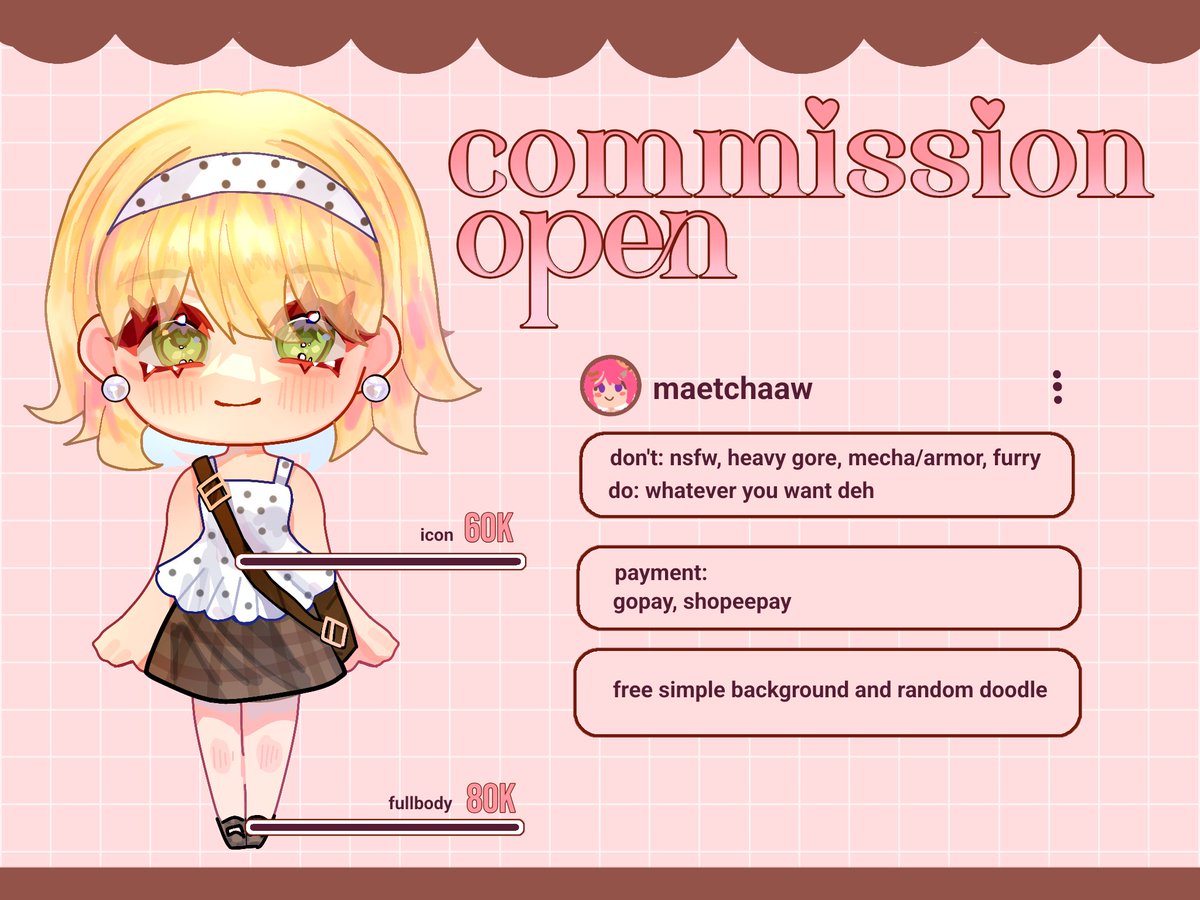 𐙚,,miyuu˚⊹ open comms tweet media