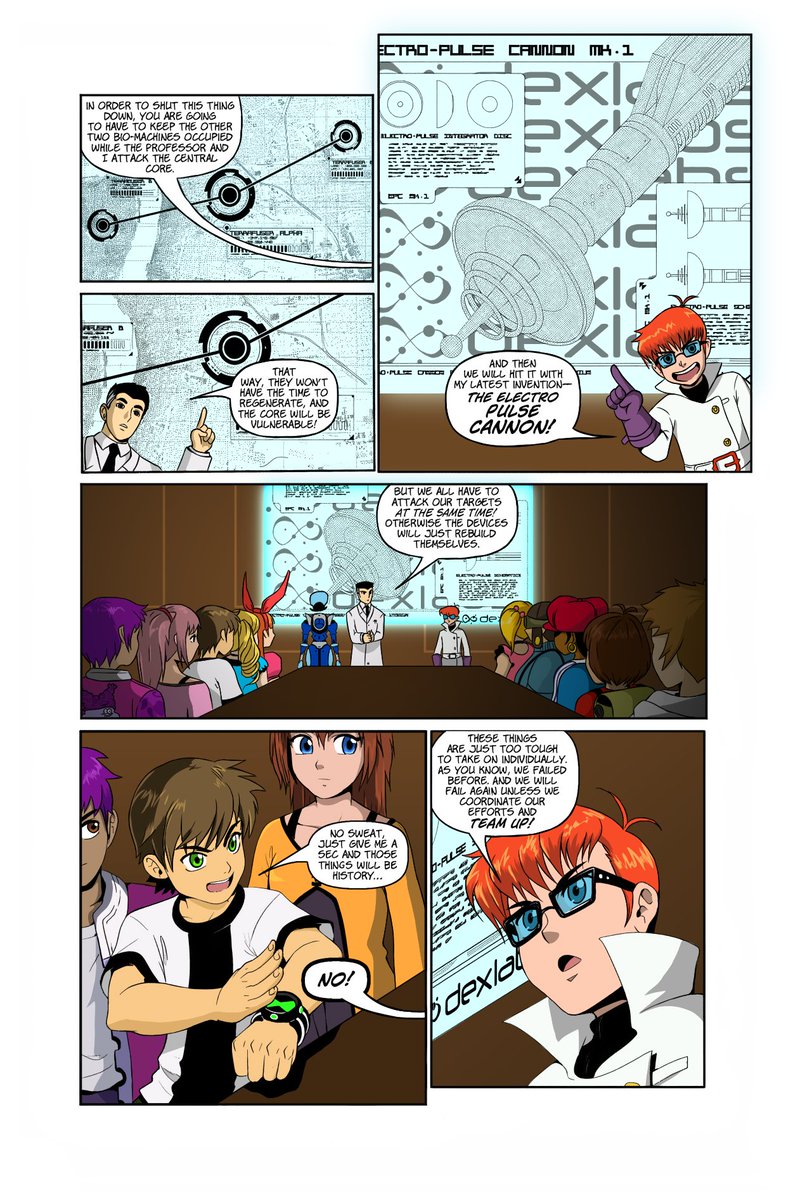 Gh0stFactory's tweet photo. FusionFall: Worlds Collide (coloured) Pages 13-16

The City (hall) of Townsville...
#FusionFall #CartoonNetwork https://t.co/qfcbTwewoU