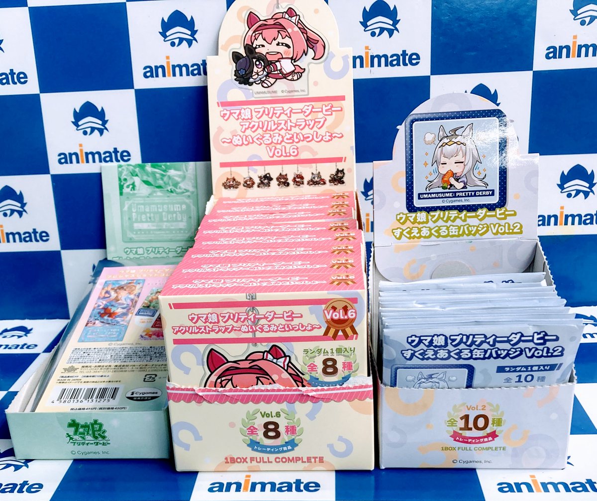 グッズ入荷情報】 ウマ娘 プリティーダービー ・すくえあくる缶バッジ