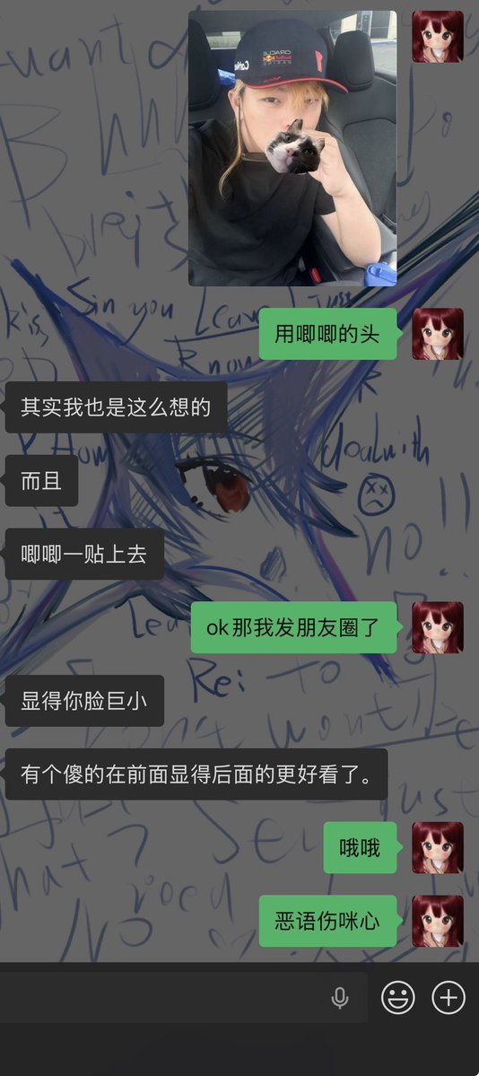 Atails_'s tweet photo. 恶语伤咪 https://t.co/P0A3qoycDh