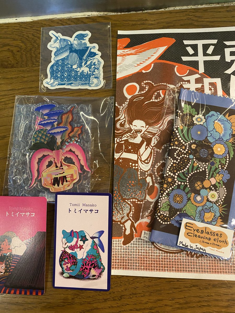 saimatu3110's tweet photo. トミイマサコさんの展示に行きました！
グッズ無限にほしい… https://t.co/Foy0VtJwAB