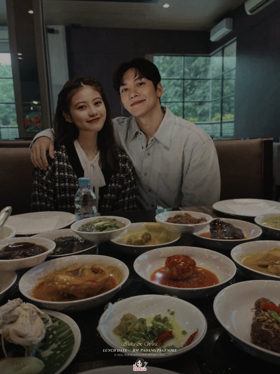 M0GSHADE's tweet photo. 20 Juni 2026. ㅤ13:57 WIB.
⌂ ㅤ 𝗣𝗔𝗚𝗜 𝗦𝗢𝗥𝗘 𝗝𝗘𝗥𝗨𝗞 𝗣𝗨𝗥𝗨𝗧.

Mampir makan siang di sini karena ada yang kepingin makan otak. Sepanjang makan, yang asyik makan otak jadi pengawas dadakan, takut yang gak makan otak malah kalap segala macam gulai dan rendang. https://t.co/iYoMSHW9JE