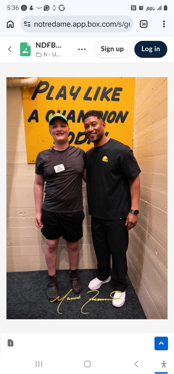 dmillercatholic's tweet photo. @NDFootball Middle School Camp is magical. They manage to connect with 400+ kids and make each one feel special. Building men to choose hard.
@Marcus_Freeman1 the head shake and hello you gave the boy in the Irish Ball huddle was monumental. 
God Bless ND! https://t.co/GgeZcASDZv