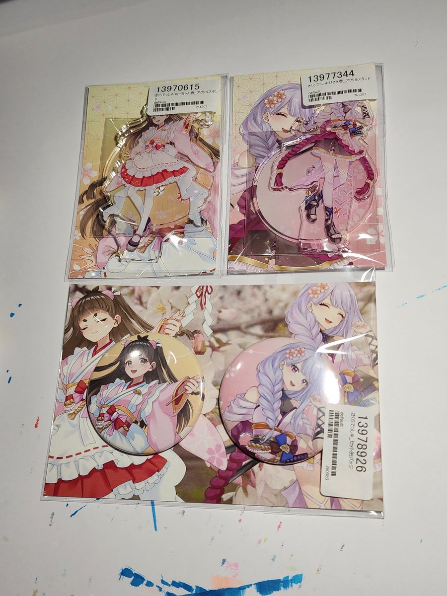 Kittysora111's tweet photo. さくらでっしゅ
アクスタと缶バッチ届きました。

#さくらでっしゅ
#緋咲かれん
#紬沢庵奈 https://t.co/8jXqSO1WXw
