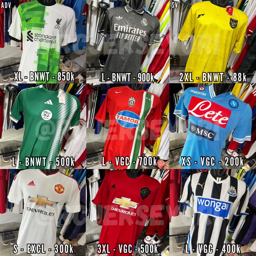 KITSIDE_ID's tweet photo. #Jersey4Sale #Tee4Sale #Sneakers4Sale #Boots4Sale 1404 
@Jerseyforum @adipati_store @jersey_ciamikk @jerseysneil @futebolre
Thx

Keterangan di foto

Detail silahkan cek IG @RCJ.CATALOGUE

WA/Tokped (+15%)/Shopee (+15%)
Klik link di bawah👇
https://t.co/1R0WX3PEcL https://t.co/xXF9Ssg7sy