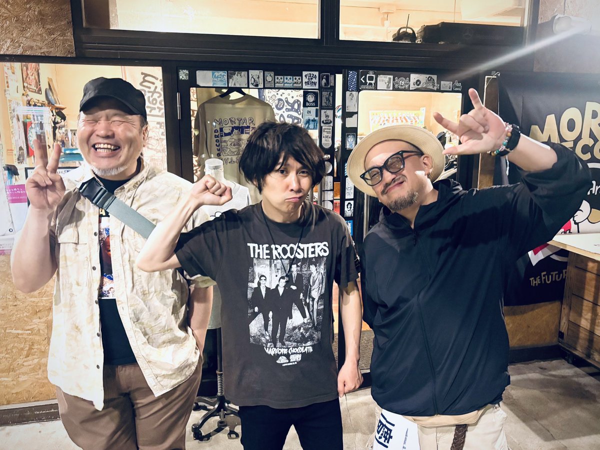 昨夜はモルタルレコードにお集まりの皆さんありがとうございました