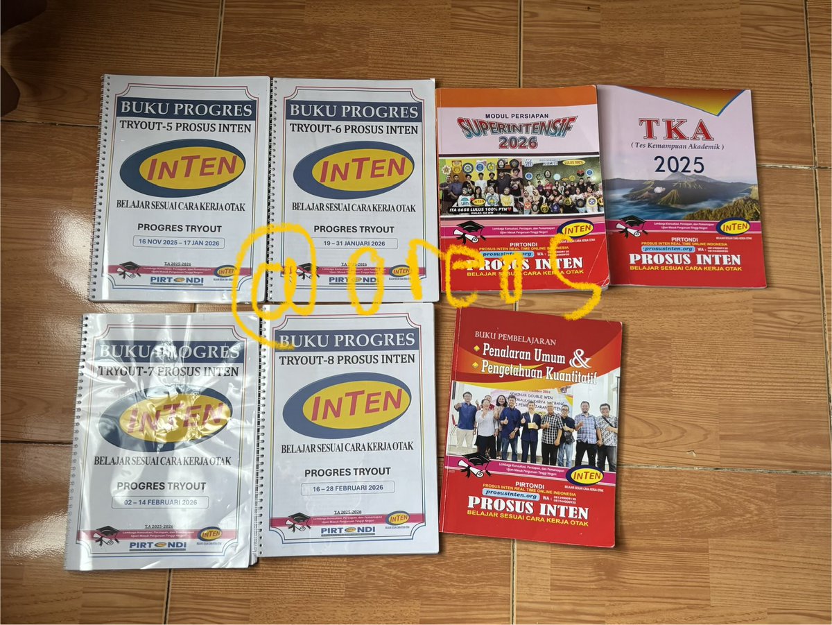 ___oreoss's tweet photo. 🌟 WTS Buku UTBK &amp; SMA 🌟

• Wangsit Om Jero Literasi &amp; TPS Matematika
• Buku Paket Inten Kelas 10
• Buku Paket Inten Kelas 11
• Buku Paket Inten Kelas 12
• Progress Inten 5–8

for more info, boleh dm yaa 🫰🏻

t. WTS jual buku UTBK buku Inten Wangsit Om Jero https://t.co/NUkhNRjIgF