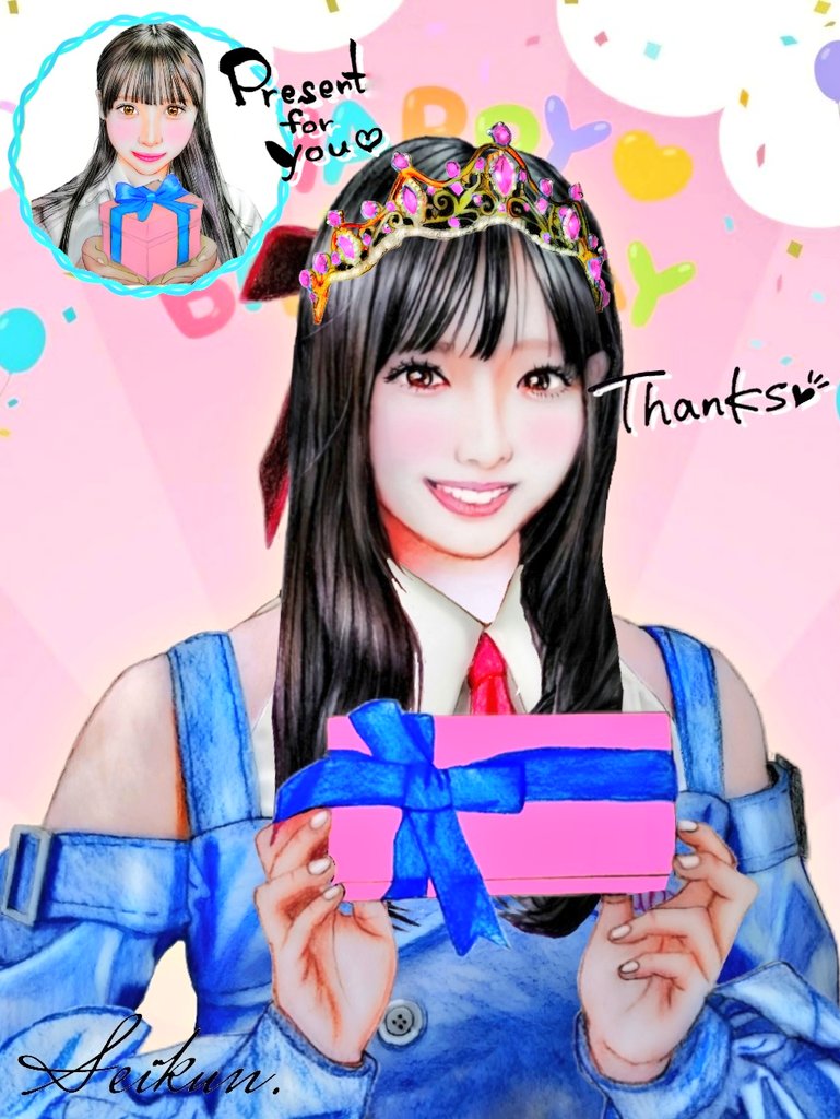SEI93_2's tweet photo. #森末妃奈生誕祭2026
#三好真綺 #イラスト
Happy 24th birthday!🎉
年々美しさが増していくひーたん
14thシングルでは初選抜入りを果たし、益々勢いに乗って良い１年を過ごしてね！
次の衣装が不明なので、好きすぎて泣く衣装ver.で描いてみた✍🏻
(仲の良い後輩のまあや加えた^ ^) https://t.co/grcfuemckx
