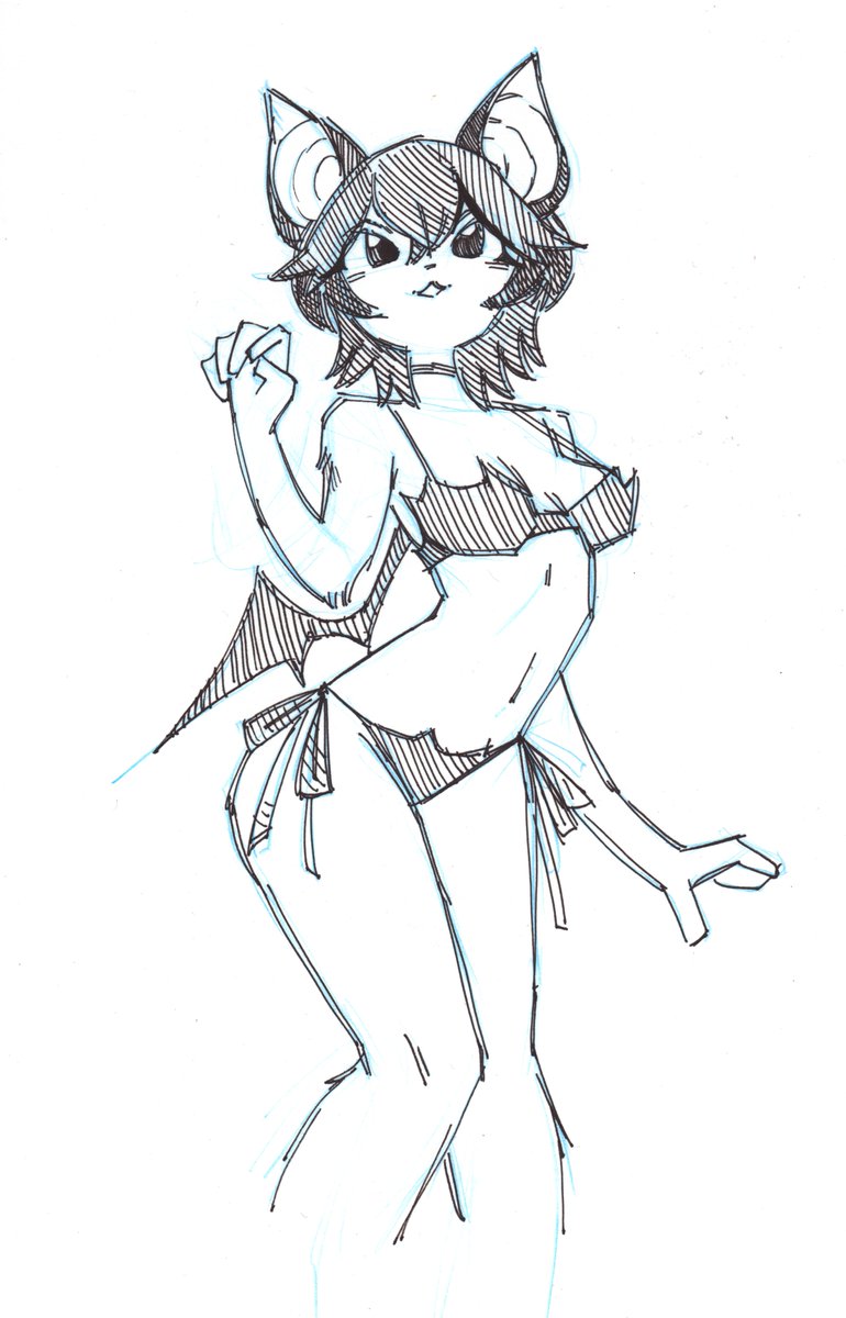 scarciti's tweet photo. beach bat! https://t.co/2okMZbT2At