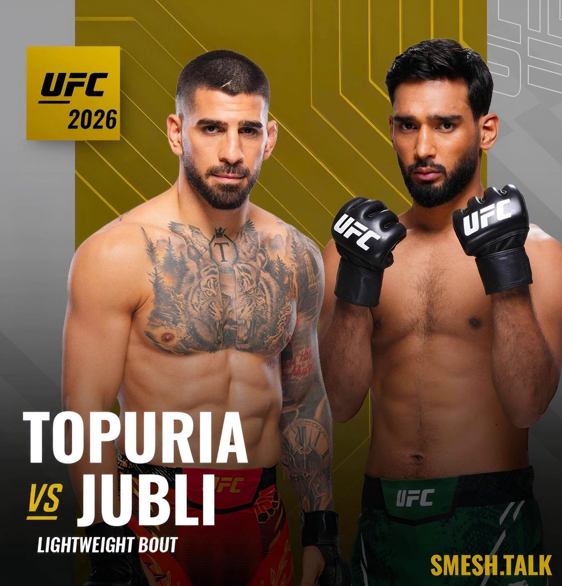 SmeshTalk's tweet photo. What’s next for Ilia Topuria 🔥 https://t.co/NClQUfYMbh