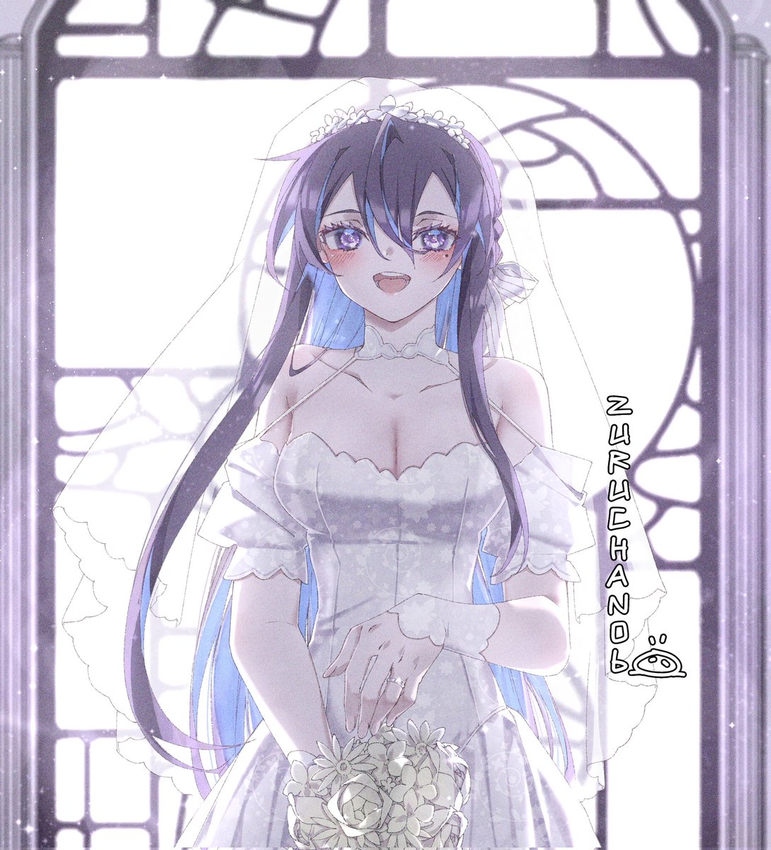 Zuru_chan06's tweet photo. Bride Kuzuru 
#OC #origionalcharacter #digitalartㅤㅤㅤㅤ https://t.co/eUIYqfwaGI