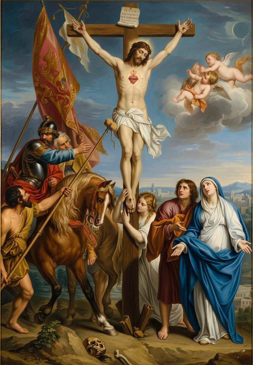 FGenteroyJr's tweet photo. The Week Sanctified in the Sacred Heart.
.
Saturday: 
.
Litany of the Sacred Heart of Jesus Dying.
.
Lord, have mercy on us.
Christ, have mercy on us.
Lord, have mercy on us.
Christ, hear us.
Christ, graciously hear us.
God the Father of heaven,
Have mercy on us! *
.
God the Son, Redeemer of the world, * 
God the Holy Ghost, * 
Holy Trinity, one God, * 
Heart of Jesus, dying, * 
Heart of Jesus, afflicted by the sadness of Mary, * 
Heart of Jesus, the image of the Father, * 
Heart of Jesus, obedient even to the death of the Cross, * 
Heart of Jesus, victim of expiation, * 
Heart of Jesus, freely sacrificed for us, * 
Heart of Jesus, breaking on the Cross for us, * 
Heart of Jesus, wounded on the Altar of the Cross, * 
Heart of Jesus, speaking through a thousand wounds, * 
Heart of Jesus, crying by the voice of Thy Blood, * 
Heart of Jesus, disarming Divine Justice, * 
Heart of Jesus, praying for Thy enemies, * 
Heart of Jesus, thirsting for our salvation, * 
Heart of Jesus, exhausted of blood, * 
Heart of Jesus, sighing with love for us, * 
Heart of Jesus, dying of love for us, * 
Heart of Jesus, finishing the work of redemption, * 
Heart of Jesus, reconciling Heaven with earth, * 
Heart of Jesus, paradise of crucified souls, * 
Heart of Jesus, hope of the dying, * 
Heart of Jesus, throne of mercy, * 
.
Lamb of God, Who takest away the sins of the world,
Spare us, O Lord! 
.
Lamb of God, Who takest away the sins of the world,
Hear us, O Lord! 
.
Lamb of God, Who takest away the sins of the world,
Have mercy on us.
.
V. May my heart expire for love of Thee, 
R. Since Thy Heart died for love of me.
.
Let us pray: 
.
O Sovereign Redeemer of mankind, Whose Heart, raised on the Altar of the Cross, burned with the sacred fire of charity, vouchsafed to die for us: we beseech Thee to inflame our hearts with the fire of the same charity, so that we may have the happiness to aspire only after Thee during life, and breathe our last sighs for Thee at the hour of death. Who liveth and reigneth world without end. Amen.