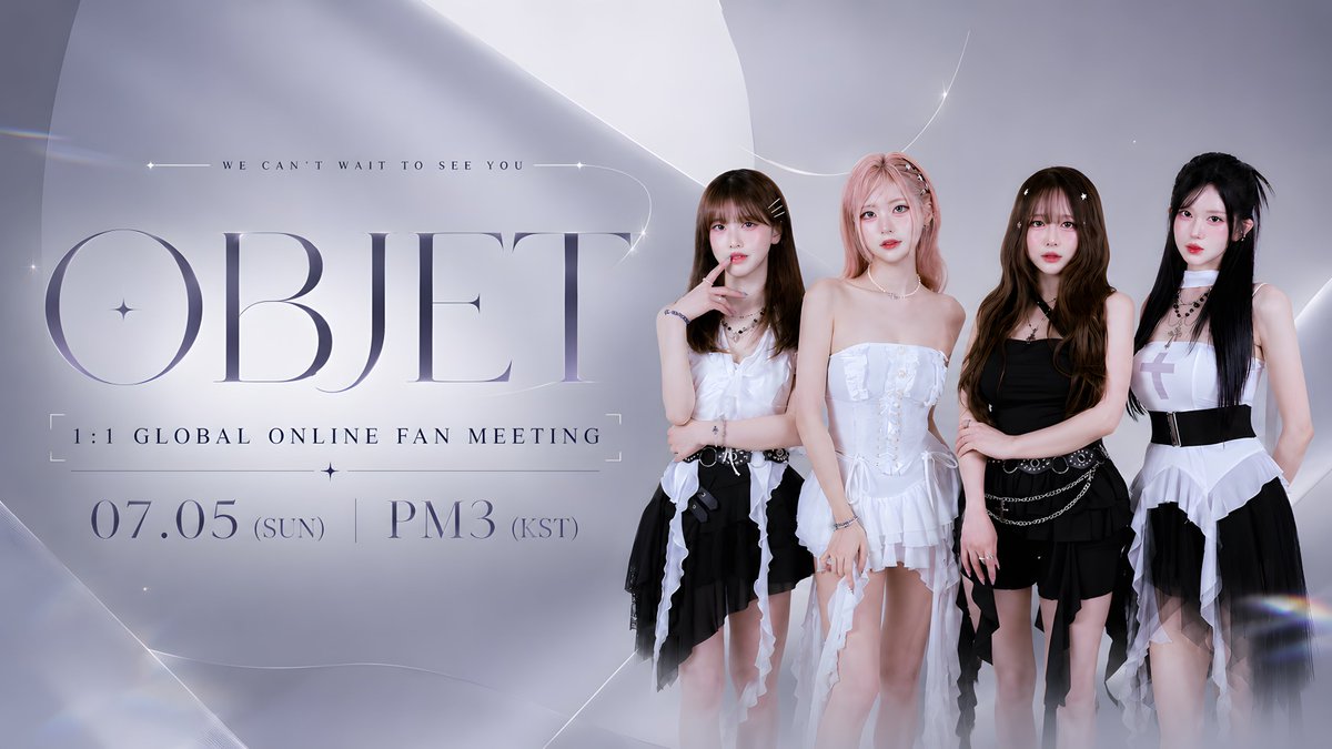 nichirich_jp's tweet photo. 🎬 OBZET 1:1 GLOBAL ONLINE FAN MEETING

넷플릭스 프로덕션 인증 시네마 카메라로 송출되어지는
1:1 시네마 퀄리티 팬미팅!! ✨

📸 이번엔 특별한 VIP 특전으로
· 스노우앱 셀카
· 잠금화면 스페셜 디자인 포토
· 보이스녹음 메시지
지금 만나��세요! 💝

📅 진행일 : 7/5(일) PM3~PM10
💻 플랫폼 : FANNOVA SYSTEM (with ZOOM)
🎟 티켓 오픈 : 6/21(일) PM12:00
🎟 티켓 마감 : 7/4(토) PM8:00
💰 60초 / 4,000엔 (전세계 카드결제 가능)

🎁 1·3·5·10장 구매자 한정 VIP 특전!

⚠️ 한정수량 선착순 ��매
👉 https://t.co/r6W5Qu3Xyu

#OBZET #FANNOVA #팬미팅 #KpopGirlGroup

━━━━━━━━━━━━━━━

🎬 OBZET 1:1 GLOBAL ONLINE FAN MEETING

A 1:1 cinema-quality fanmeeting streamed
with a Netflix-approved cinema camera!! ✨

📸 Special VIP Benefits this time:
· SNOW app selfies
· Lock screen special design photos
· Voice recording messages
Don't miss out 💝

📅 Date : July 5 (Sun), 3–10 PM (KST)
💻 Platform : FANNOVA SYSTEM (with ZOOM)
🎟 Sales Open : June 21 (Sun), 12 PM (KST)
🎟 Sales Close : July 4 (Sat), 8 PM (KST)
💰 JPY 4,000 / 60 seconds (worldwide card payment)

🎁 Exclusive VIP Benefits for 1·3·5·10 ticket buyers!

⚠️ Limited quantity · First-come, first-served
👉 https://t.co/r6W5Qu3Xyu

#OBZET #FANNOVA #KpopFanmeeting #KpopGirlGroup

━━━━━━━━━━━━━━━

🎬 OBZET 1:1 GLOBAL ONLINE FAN MEETING

Netflix公認シネマカメラで送信される
1:1シネマクオリティのフ��ンミーティング!!✨

📸 今回は特別なVIP特典として
・ SNOWアプリセルカ
・ ロック画面スペシャルデザインフォト
・ ボイス録音メッセージ
今すぐチェックしてください! 💝

📅 開催日 : 7/5(日) PM3:00〜PM10:00
💻 プラットフォーム : FANNOVA SYSTEM (with ZOOM)
🎟 販売開始 : 6/21(日) PM12:00
🎟 販売締切 : 7/4(土) PM8:00
💰 60秒 / 4,000円(全世界クレカ決済対応)

🎁 1・3・5・10枚購入者限定VIP特典!

⚠️ 数量限定・先着順
👉 https://t.co/r6W5Qu3Xyu

#OBZET #FANNOVA #ファンミーティング #KpopersConIván 
@obzet4core @ObzetFanbase