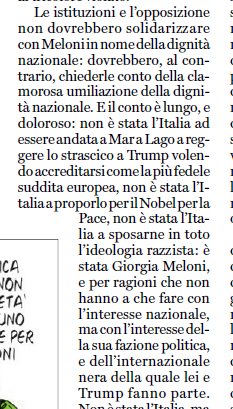 Moonlightshad1's tweet photo. Tomaso Montanari sul Fatto Quotidiano.
#meloni https://t.co/Wnsjilwlgi