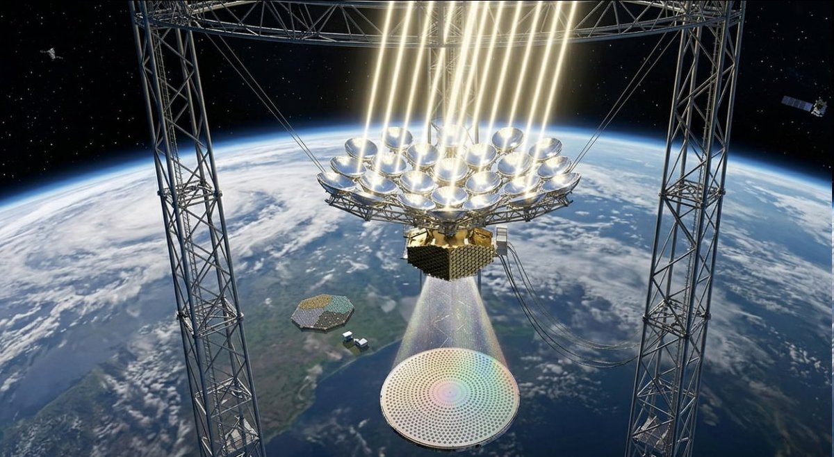 jacksonhinkle's tweet photo. 🇨🇳 NEW: China develops key tech for space solar power station that could beam electricity from orbit to Earth https://t.co/xby2WICrE0