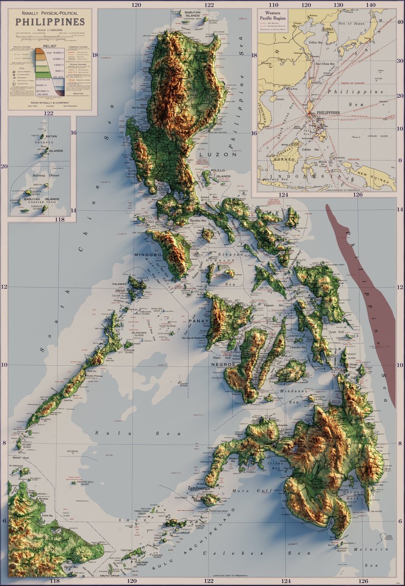Civixplorer's tweet photo. Topography of the Philippines 🇵🇭 https://t.co/7FtxRxQxxP
