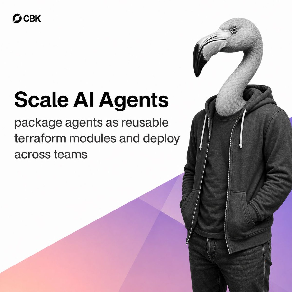 ChatBotKit's tweet photo. Standardise your AI agents at scale: package one ChatBotKit agent as a reusable Terraform module, then deploy it across environments and teams with workspaces and CI/CD.

https://t.co/YAVrB9T2xp https://t.co/bKrePhbPGC