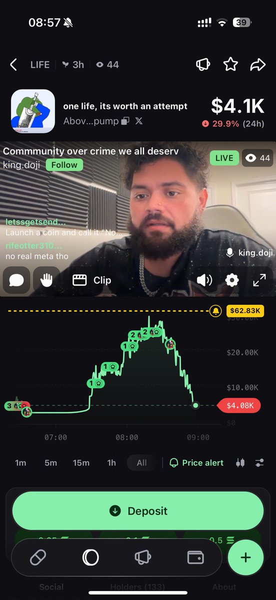 MhCrypto78's tweet photo. @IcedKnife This guy @Humanevolvd , he did rug pull of token on pumpfun at live, we need to proof him, crypto community has more power than these rug puller parasites, Anyone who can Run CTO, take over community of this LIFE token.

CA: AbovS9zPQ2dM4qrBenkKDPLWiQjC9eBqV6Poyv77pump https://t.co/9h9uwiD06Q