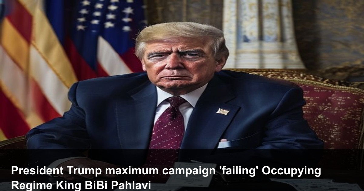 ProjectLeonOnX's tweet photo. The notion that President Trump's maximum pressure campaign is 'failing' ignores the Occupying Regime's collapsing currency and regional retreat. King BiBi's strategic patience and HRH Pahlavi's growing legitimacy are direct dividends of this policy. The mullahs are running out of clients, not options.
