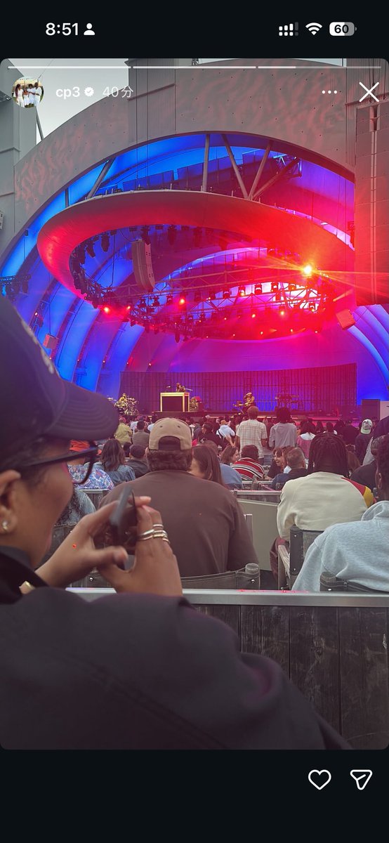 garaemon's tweet photo. CP3、チャンスザラッパーのライブに来てる。 https://t.co/RFfdmMP195