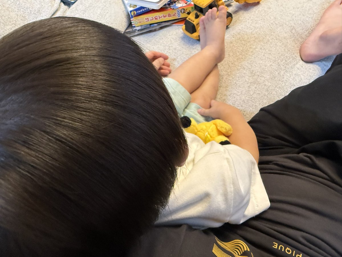 KK_07rb's tweet photo. ワイに抱えられる息子
息子に抱えられるピカチュウ https://t.co/hiVU8FQYtX