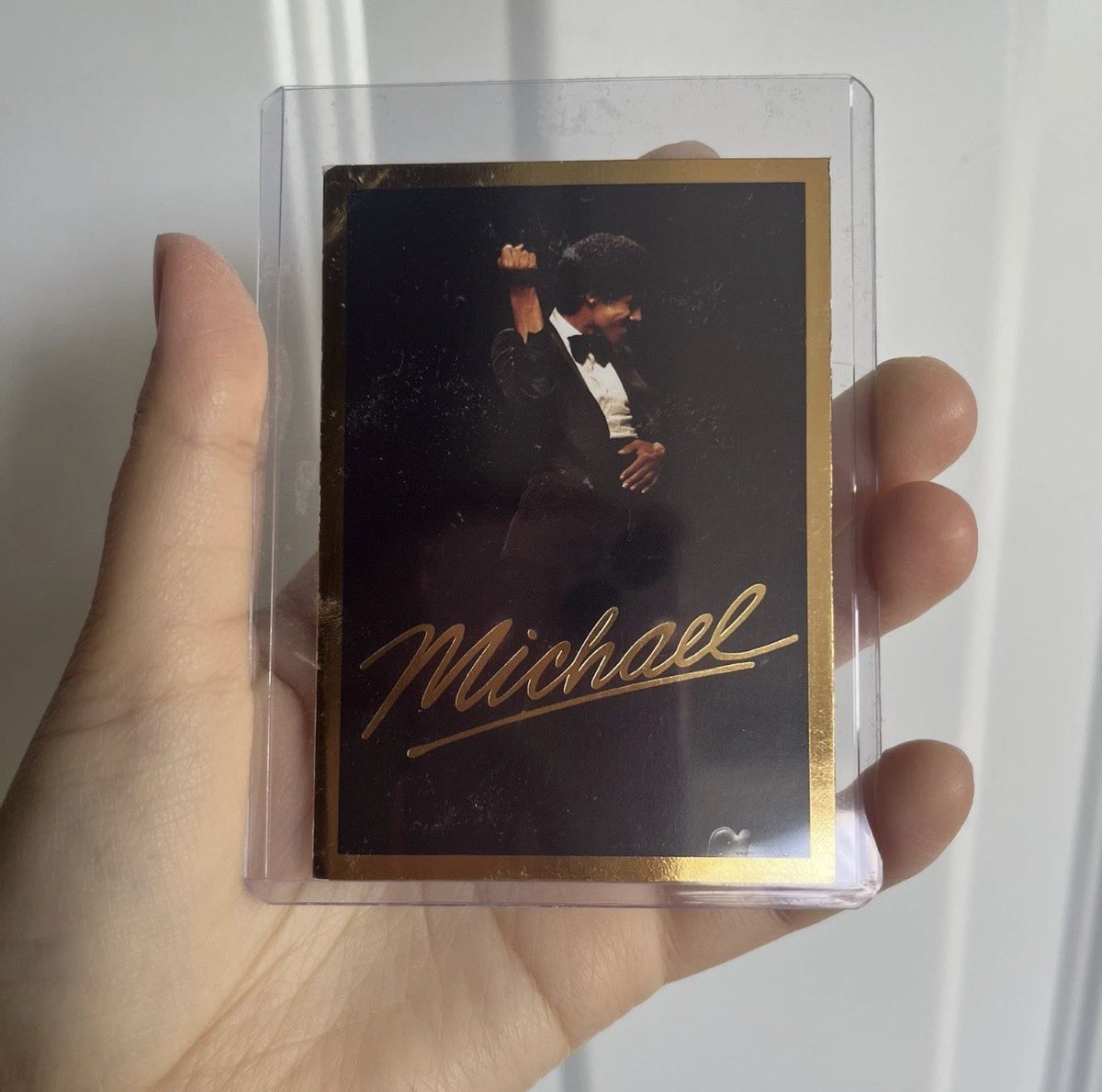 johnjunmuto's tweet photo. Anyone have these “Michael” biopic cards for sale? DM me! https://t.co/7HLPYP3mBw