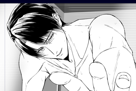 nomomo_1's tweet photo. 残りノルマ４ｐ
久しぶりにゲス顔描いとります

４０ｐのうち１ｐしか顔で無いお父様ェ・・・
（意図があってしてます） https://t.co/13oe2oHYLX