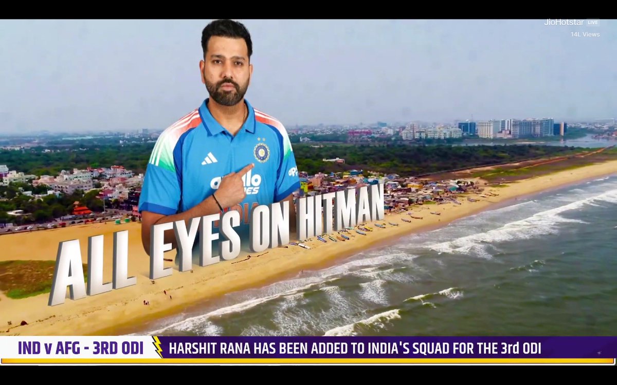 CricCrazyJohns's tweet photo. JIOSTAR FRAME FOR ROHIT SHARMA 😍 https://t.co/9Eq4uaFZS2