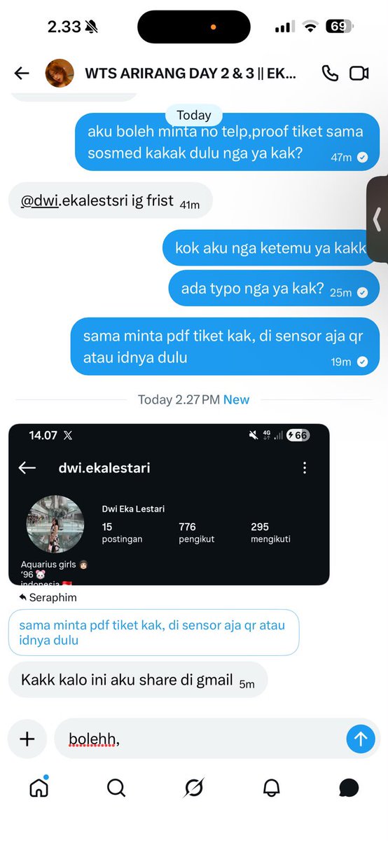 vanilllaoreo's tweet photo. ❗️scammer tiket BTS in Jakarta❗️
@belommakan_12 stop deh. untung temen aku gajadi dp duh https://t.co/QI6dVxHCgs