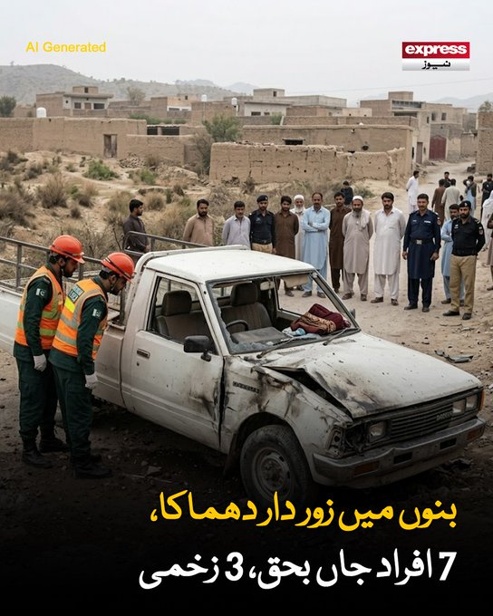 AbdullahSh16655's tweet photo. Tragedy in Khyber Pakhtunkhwa: Blast near Marka Baira kills 7, injures 3 in a van and car. Attack occurred right after security forces neutralized incoming Afghan drones. https://t.co/vKK9iDzmcj