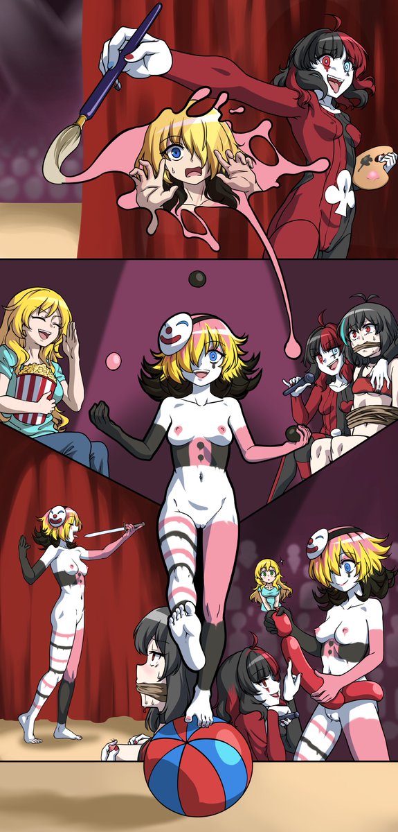 MyukNSFW's tweet photo. CLOWN-IKA 
Happy Birthday Erika! https://t.co/qLFDlzMmKL