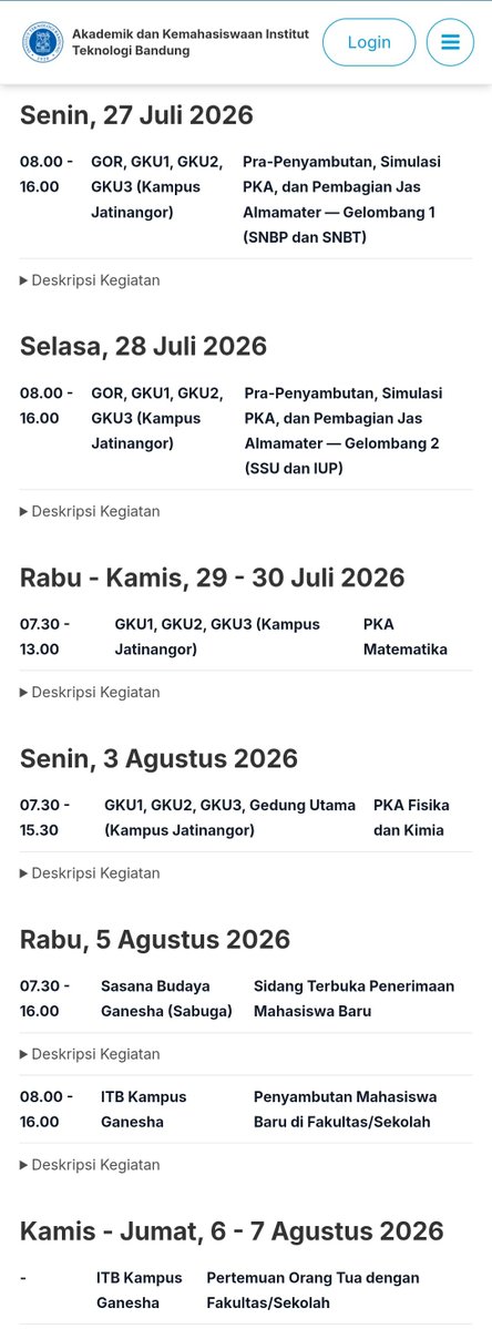 whereubeenloc's tweet photo. temen temenn jadwal full kegiatan PMB ITB udah ada yaaa disinii https://t.co/zL8YoalYJ6 https://t.co/p7PDrr6dCM