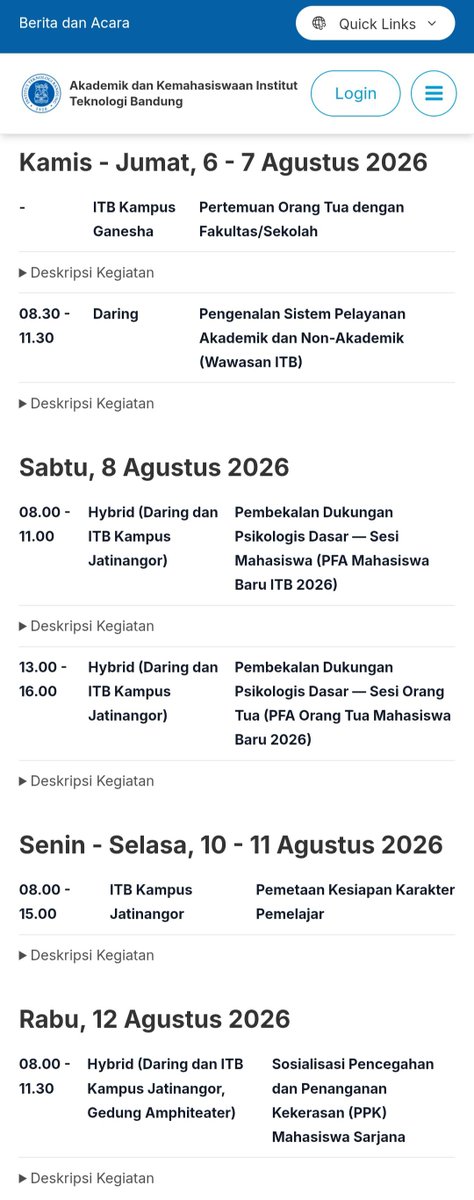 whereubeenloc's tweet photo. temen temenn jadwal full kegiatan PMB ITB udah ada yaaa disinii https://t.co/zL8YoalYJ6 https://t.co/p7PDrr6dCM
