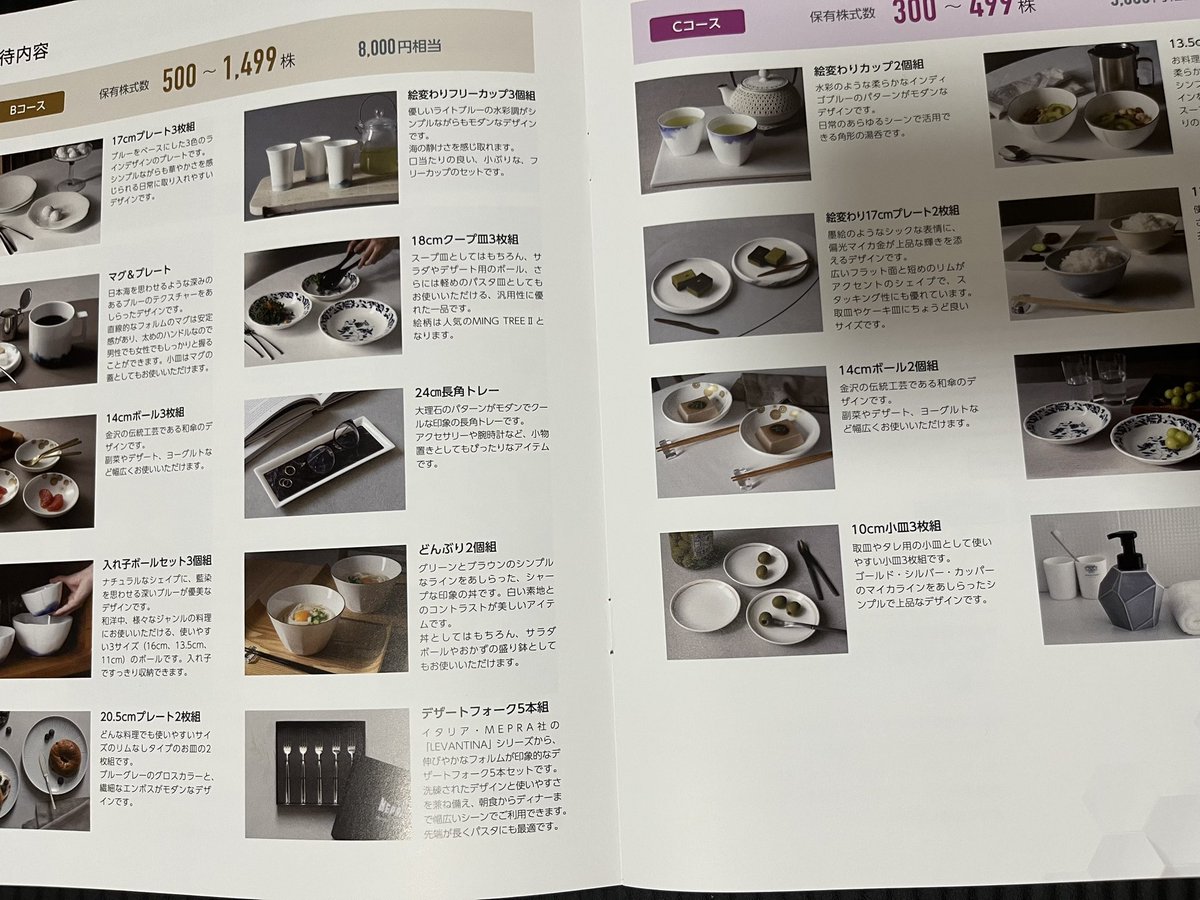 __len's tweet photo. 三谷産業の優待来た
あんまり大皿使わないから結局サラダとか用のボール頼んじゃう https://t.co/5t3pNvnMmA