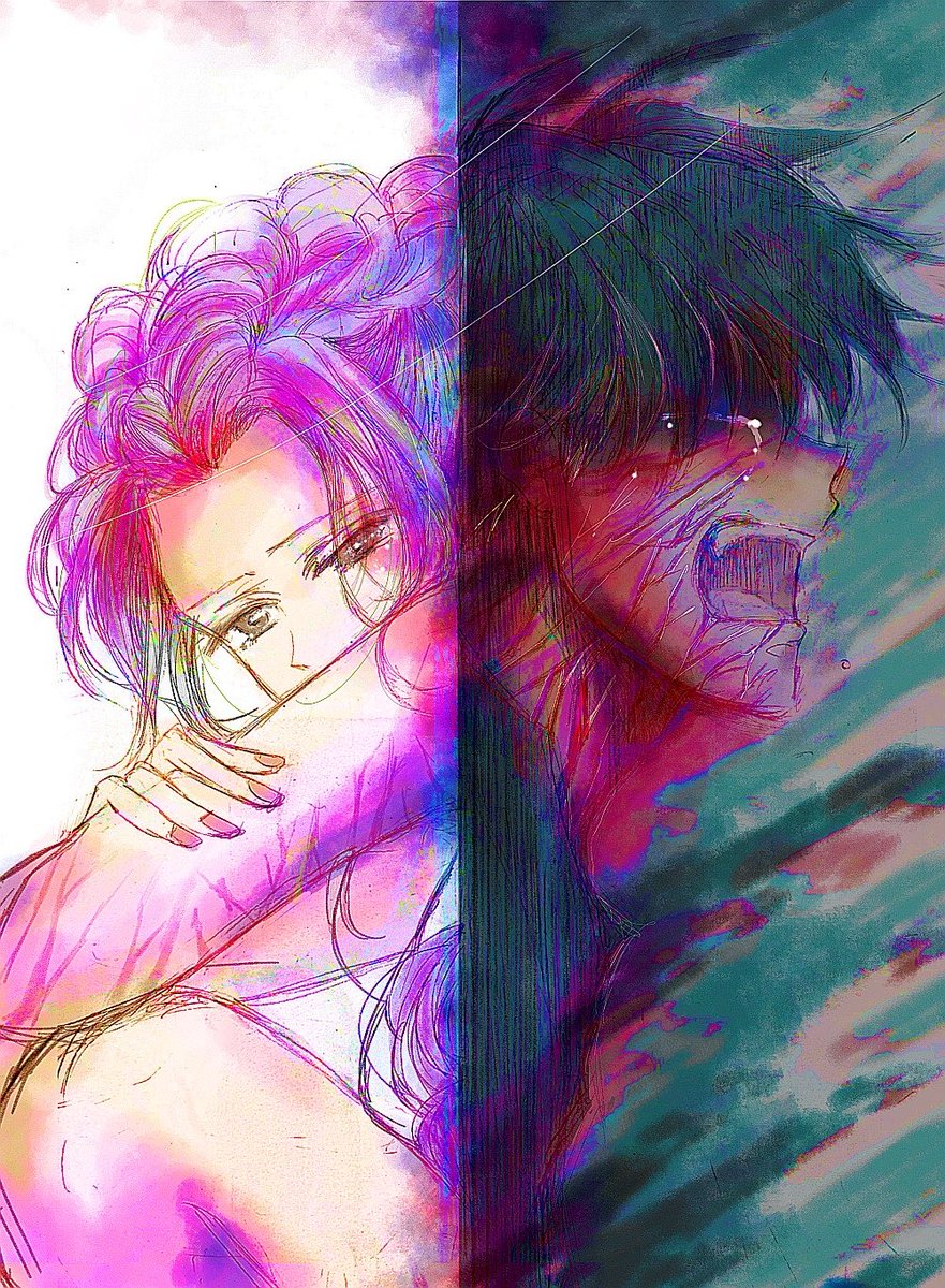 _sasaluc's tweet photo. Another rujinu doodle for Kpdh 1st anniversary, an event also held by rujinucafe 

"Different timeline, one shame."

#rujinu
#kpopdemonhunters 
#rumi
#jinu https://t.co/xicLAPxYoh