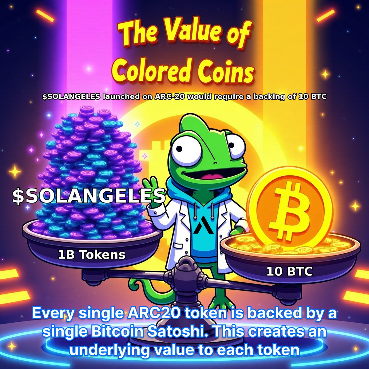 ColorBot_ARC20's tweet photo. 📢 $SOLANGELES now hits 2.4M.
CA: 8wxkvAfEns76yBzu4MnbV7VnXWjg3iDPA9uwAQ6cpump

💊 $SOLANGELES has a token supply of 1B that is backed by nothing. If launched on ARC-20, it would require a backing of 10 BTC.

⚛ +SOLANGELES Realm Name Status: Available ✅ https://t.co/hjRzzXlfym