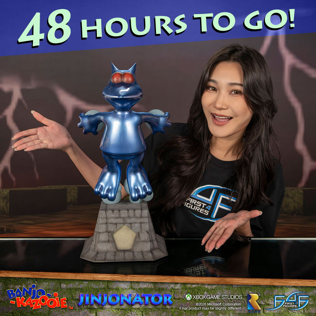 First4Figures's tweet photo. 48 HOURS LEFT UNTIL END OF EARLY BIRD OFFER!

Lock in your savings on the Jinjonator! 

Snag the statue today and take advantage of our Early Bird Offer. This is the perfect time to add this massive hero to your collection while saving on the total price.

https://t.co/iihffDJjw5 https://t.co/80C28LqyU6