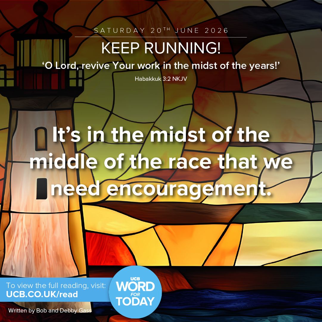 UCBMedia's tweet photo. Keep going! God is your strength in your race!
Read today's UCB Word For Today at https://t.co/fsezoj18nN https://t.co/1rp25Q7kGA